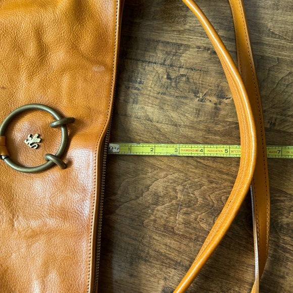 Pratesi 1948 Faella B477 Cognac Italian Calf Leather Shoulder Crossbody Handbag - Picture 13 of 13